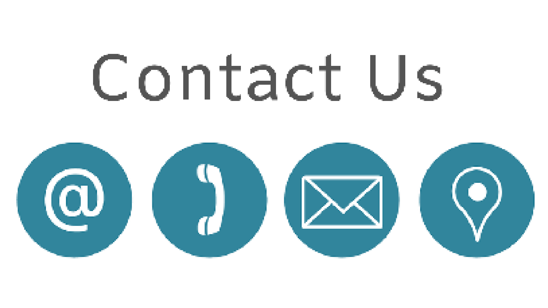 Contact Us sign with phone and email pictorial